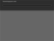 Tablet Screenshot of huanmnguyen.com